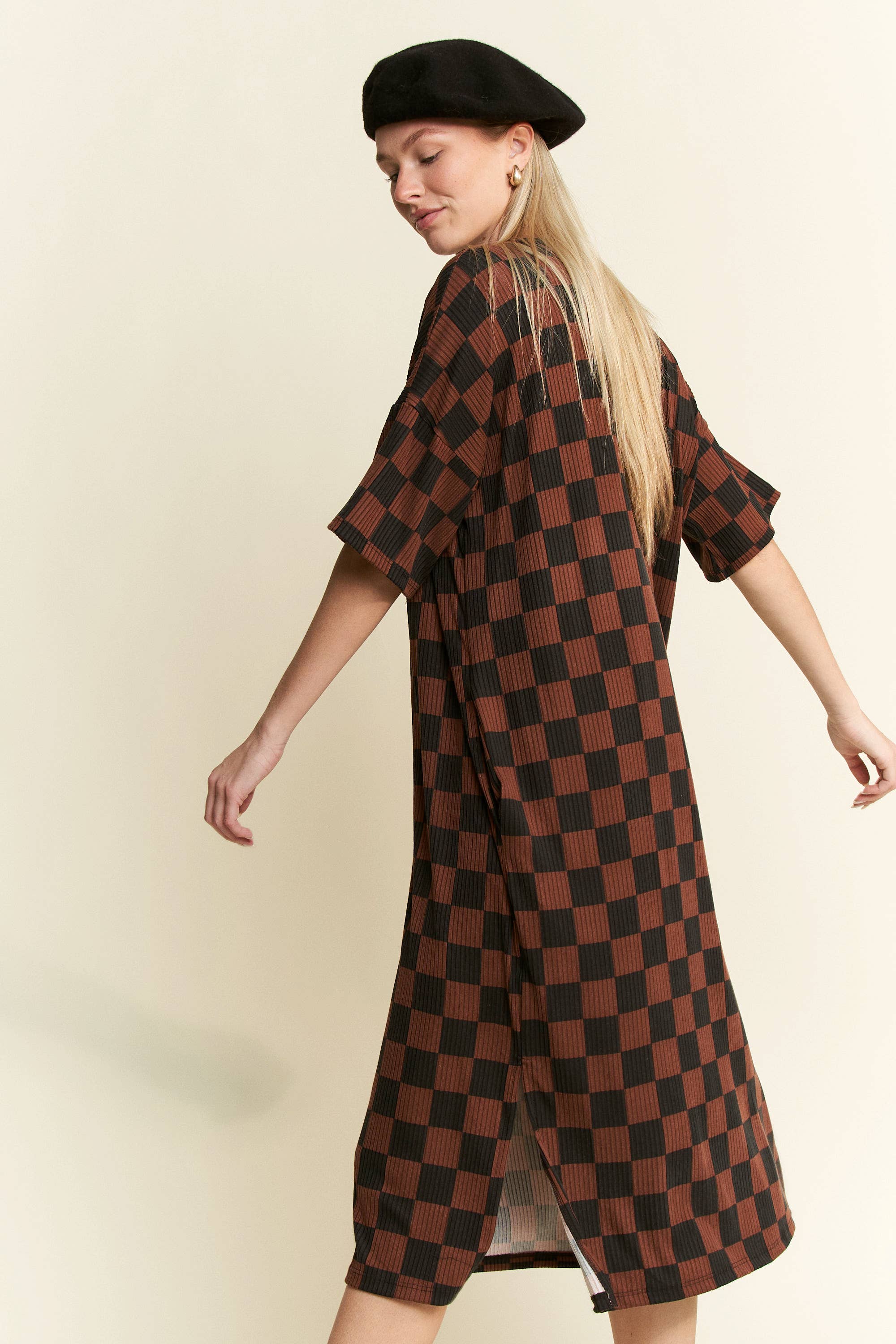 Karo-Midikleid