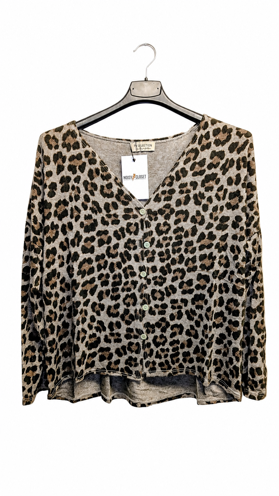 Strickjacke Leo-Grau