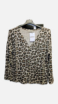 Strickjacke Leo-Beige