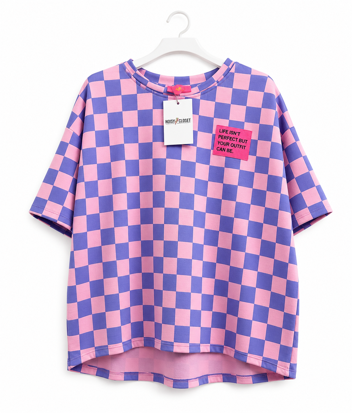 Kurzärmeliges T-Shirt Karo