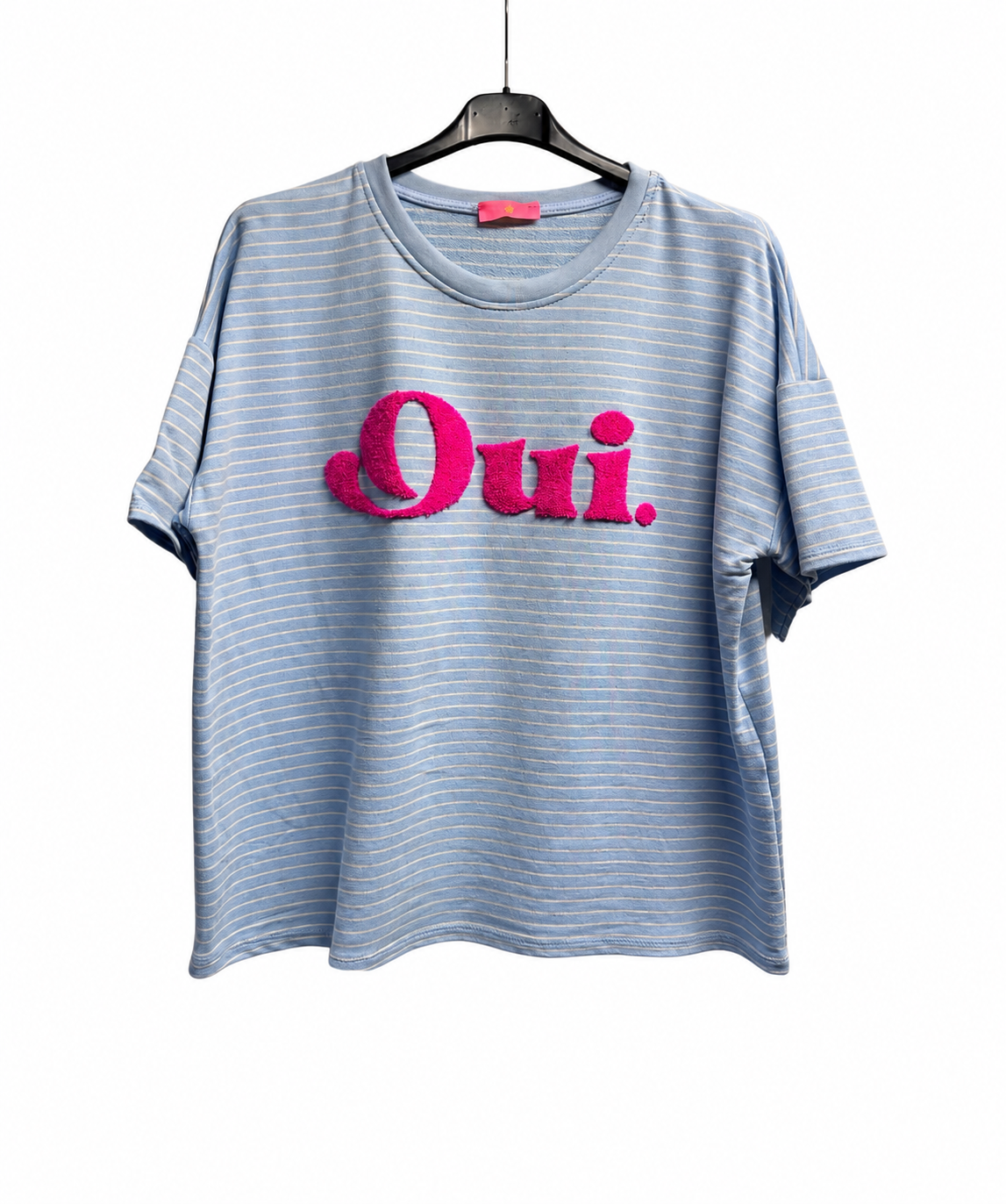 Kurzärmeliges T-Shirt "Oui"