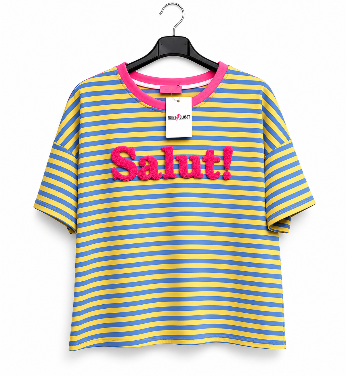 Kurzärmeliges T-Shirt "Salut"
