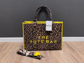 Tote Bag Leoprint Gelb